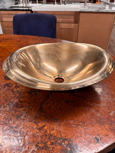 Porcher Solid Bronze Sink Golden Tone CONSILIUM 32360-00.945 (Showroom Display for Sale)