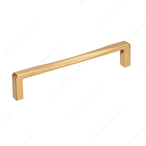 Richelieu BP237096CHBRZ Modern Metal Pull - 2370, Champagne Bronze, 3 25/32 in, 4 3/32 in, 5/16 in