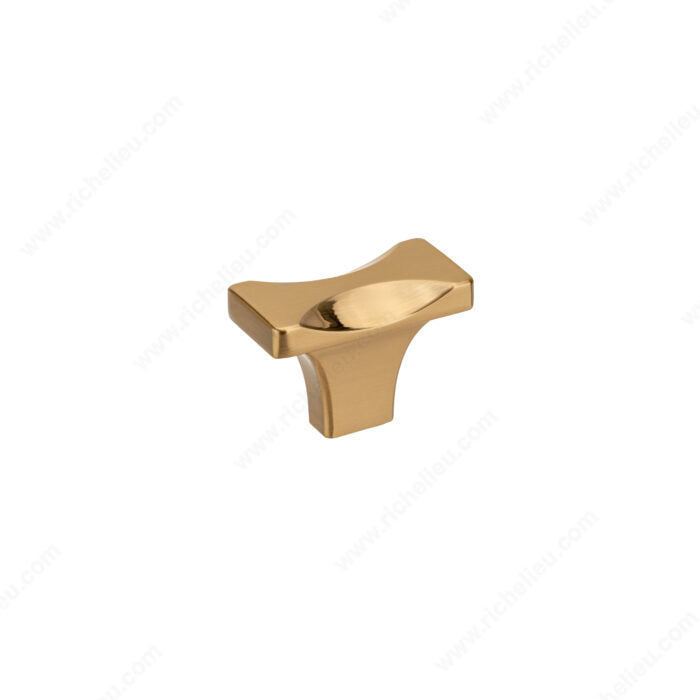 Richelieu BP237045CHBRZ Modern Metal Knob - 2370, Champagne Bronze