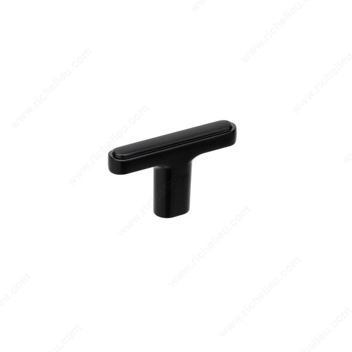 Richelieu BP237850900 Modern Metal Knob - 2378, Matte Black