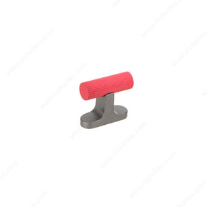 Richelieu 456516195219 Modern Metal Knob - 4565, Brushed Nickel / Ravello Gray