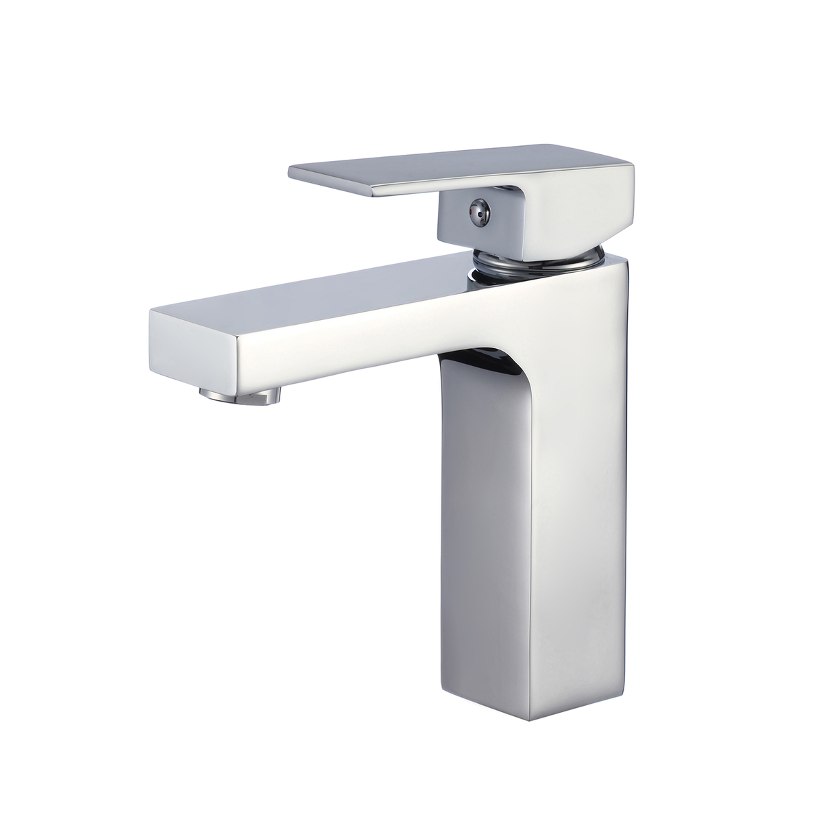 DAX Brass Single Handle Bathroom Faucet, Chrome DAX-8142-CR