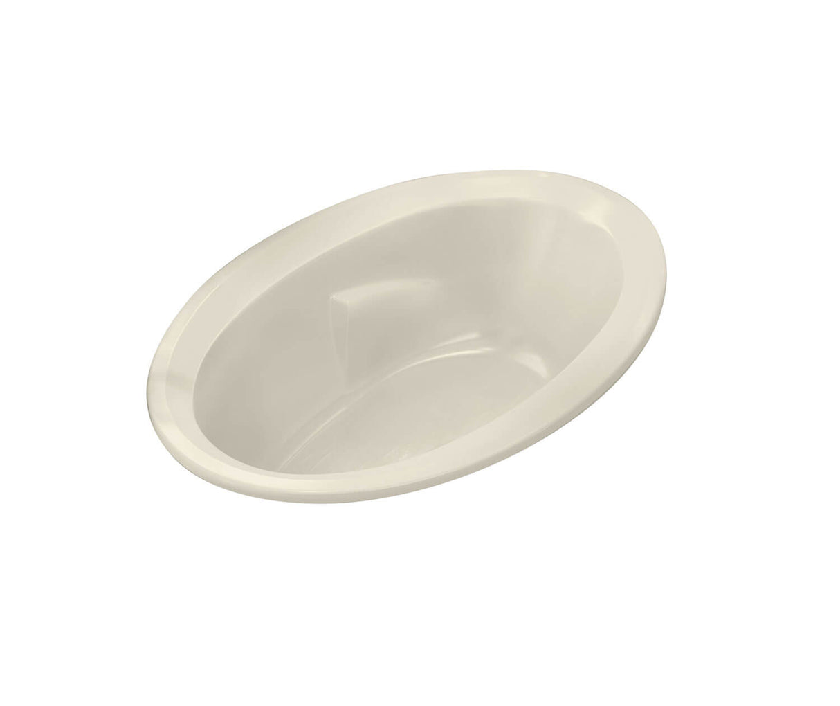 MAAX 100021-003-004-000 Twilight 60 x 42 Acrylic Drop-in End Drain Whirlpool Bathtub in Bone