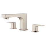 Pfirst Modern Roman Tub Faucet in Brushed Nickel