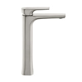 Monaco Single Hole, Single-Handle, High Arc Bathroom Faucet in Brushed Nickel