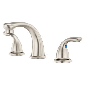 Pfirst Series 2-Handle 8" Widespread Bathroom Faucet in Brushed Nickel