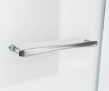 MAAX 136677-900-084-000 Reveal 71 41 ½-44 ½ x 71 ½ in. 8mm Pivot Shower Door for Alcove Installation with Clear glass in Chrome