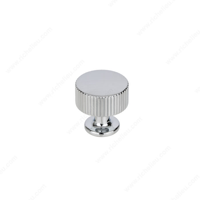 Richelieu BP258435195 Modern Metal Knob - 2584, Brushed Nickel