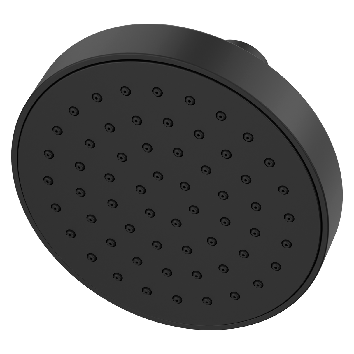 Brislin Round Rain Spray Showerhead in Matte Black