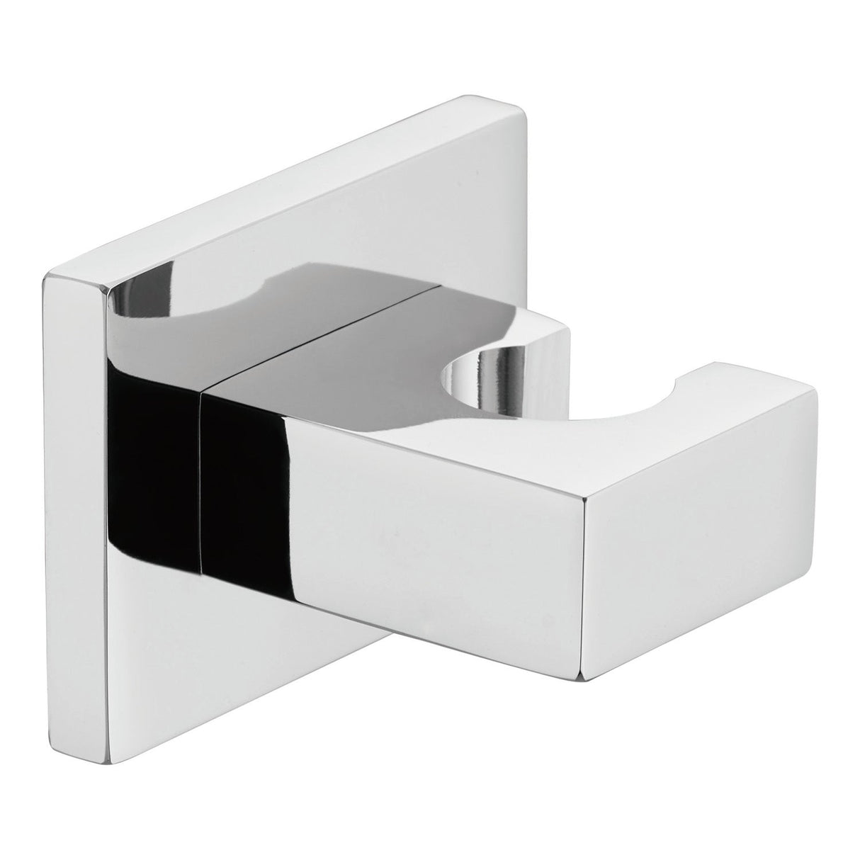 DAX Brass Square Shower Holder, Brushed Nickel DAX-080-BN