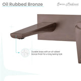 Voltaire Single-Handle, Wall-Mount, Bathroom Faucet in Oil Rubbed Bronze