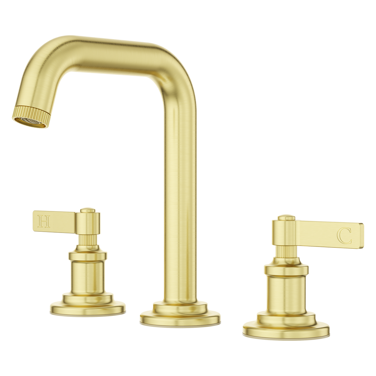 Winter Park 2-Handle 8" Widespread Bathroom Faucet in Brushed Gold