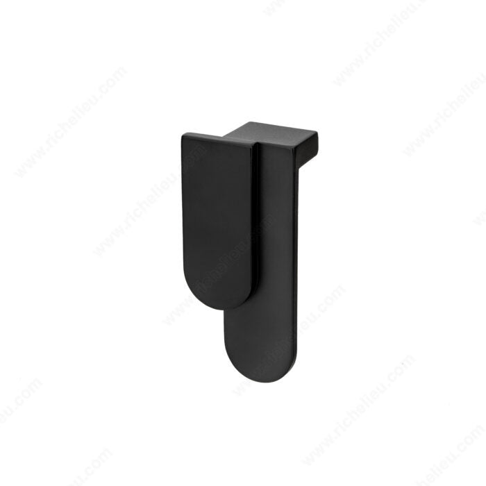 Richelieu 102016900 Modern Metal Pull - 1020, Matte Black