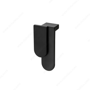 Richelieu 102016900 Modern Metal Pull - 1020, Matte Black