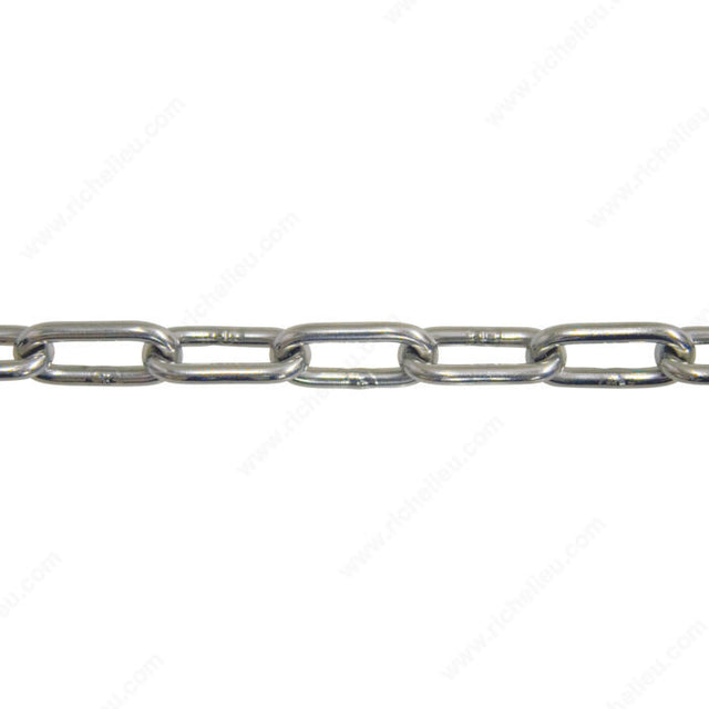 KingChain 557862 Stainless Steel Chain, 1/8 in, Reel