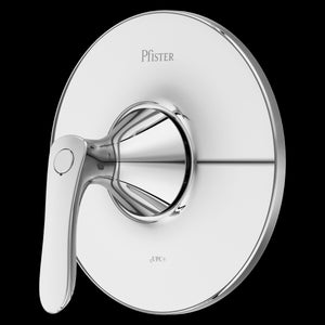 Weller 1-Handle Tub & Shower Valve Only Trim in Polished Chrome