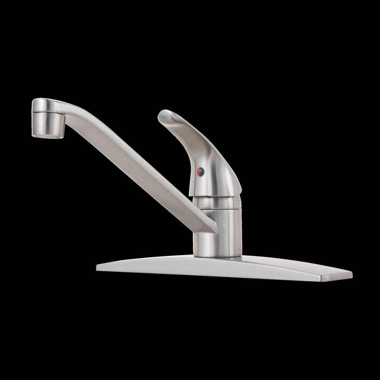Pfirst Series 1-Handle Kitchen Faucet in Stainless Steel