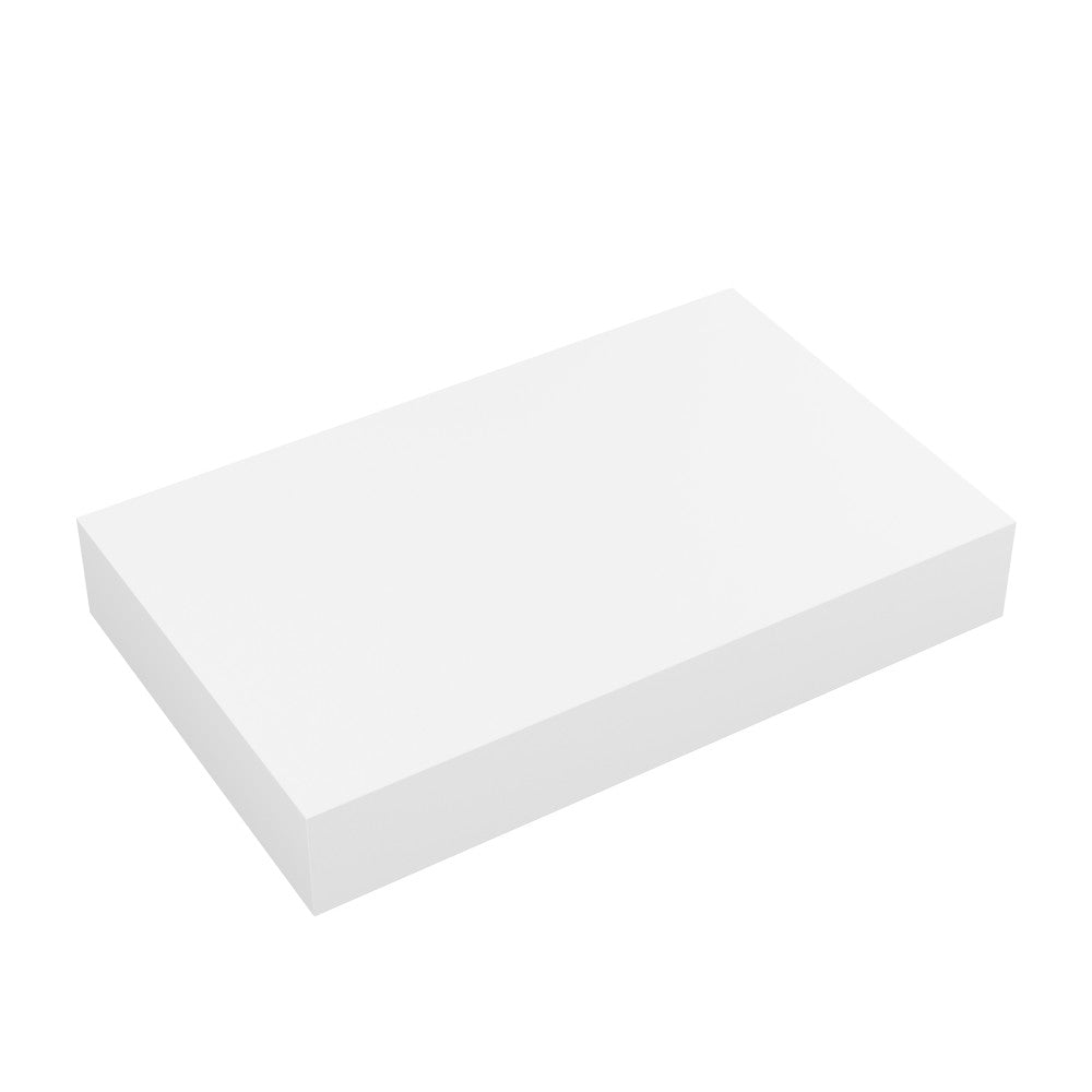 Monaco 36" Floating Bathroom Shelf in Glossy White (SM-VS252)