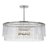 Bleecker 8 Light Polished Chrome Chandelier 398-CH