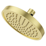 Contempra Round Quick Connect Raincan Showerhead in Brushed Gold