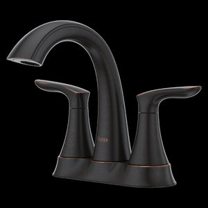 Weller 2-Handle 4" Centerset Bath Faucet in Tuscan Bronze