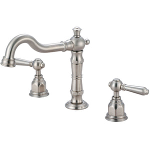 Pioneer 3AM400-BN Americana Two Handle Lavatory Widespread Faucet in Brushed Nickel