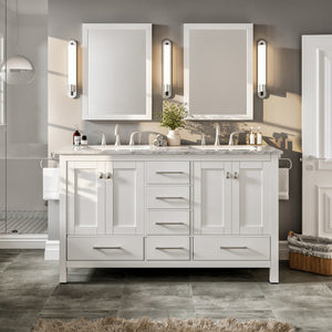 Eviva Aberdeen 60 White Bathroom Vanity