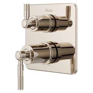 Hillstone Stacked Diverter Trim Kit in Polished Nickel