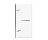 MAAX 139579-900-084-000 Reveal Sleek 71 51 ½-54 ½ x 71 ½ in. 8mm Pivot Shower Door for Alcove Installation with Clear glass in Chrome