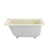 Voltaire 48" X 32" Right-Hand Drain Alcove Bathtub in Bisque