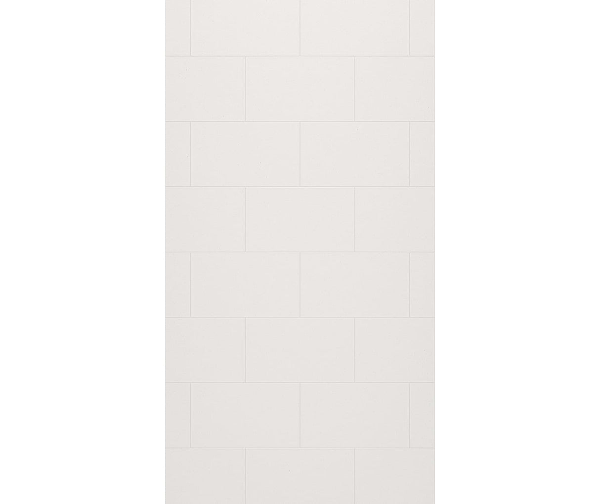 Swanstone TSMK-8442-1 42 x 84 Swanstone Traditional Subway Tile Glue up Bathtub and Shower Single Wall Panel in Birch TSMK8442.226