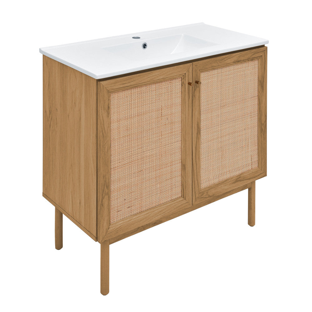 Classe 36" Bathroom Vanity in Oak