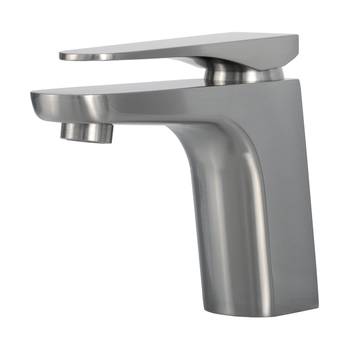 DAX Brass Single Handle Bathroom Faucet, Brushed Nickel DAX-805A-BN