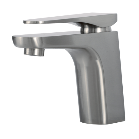 DAX Brass Single Handle Bathroom Faucet, Brushed Nickel DAX-805A-BN