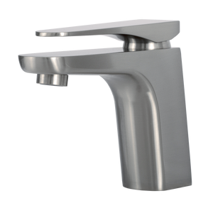 DAX Brass Single Handle Bathroom Faucet, Brushed Nickel DAX-805A-BN