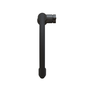DAX Brass Single Handle Pull Out Kitchen Faucet with Dual Sprayer and Shower, Black DAX-S2417-02