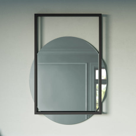 Pierre 30" Vanity Mirror in Matte Black