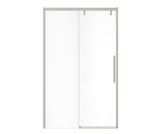 MAAX 135323-900-305-000 Uptown 44-47 x 76 in. 8 mm Sliding Shower Door for Alcove Installation with Clear glass in Brushed Nickel