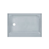 Voltaire 48 x 36 Single-Threshold, Left-Hand Drain, Shower Base in Grey