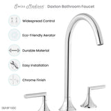 Daxton 8 in. Widespread Bathroom Faucet in Chrome