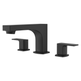 Pfirst Modern Roman Tub Faucet in Matte Black