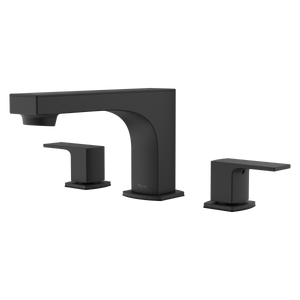 Pfirst Modern Roman Tub Faucet in Matte Black