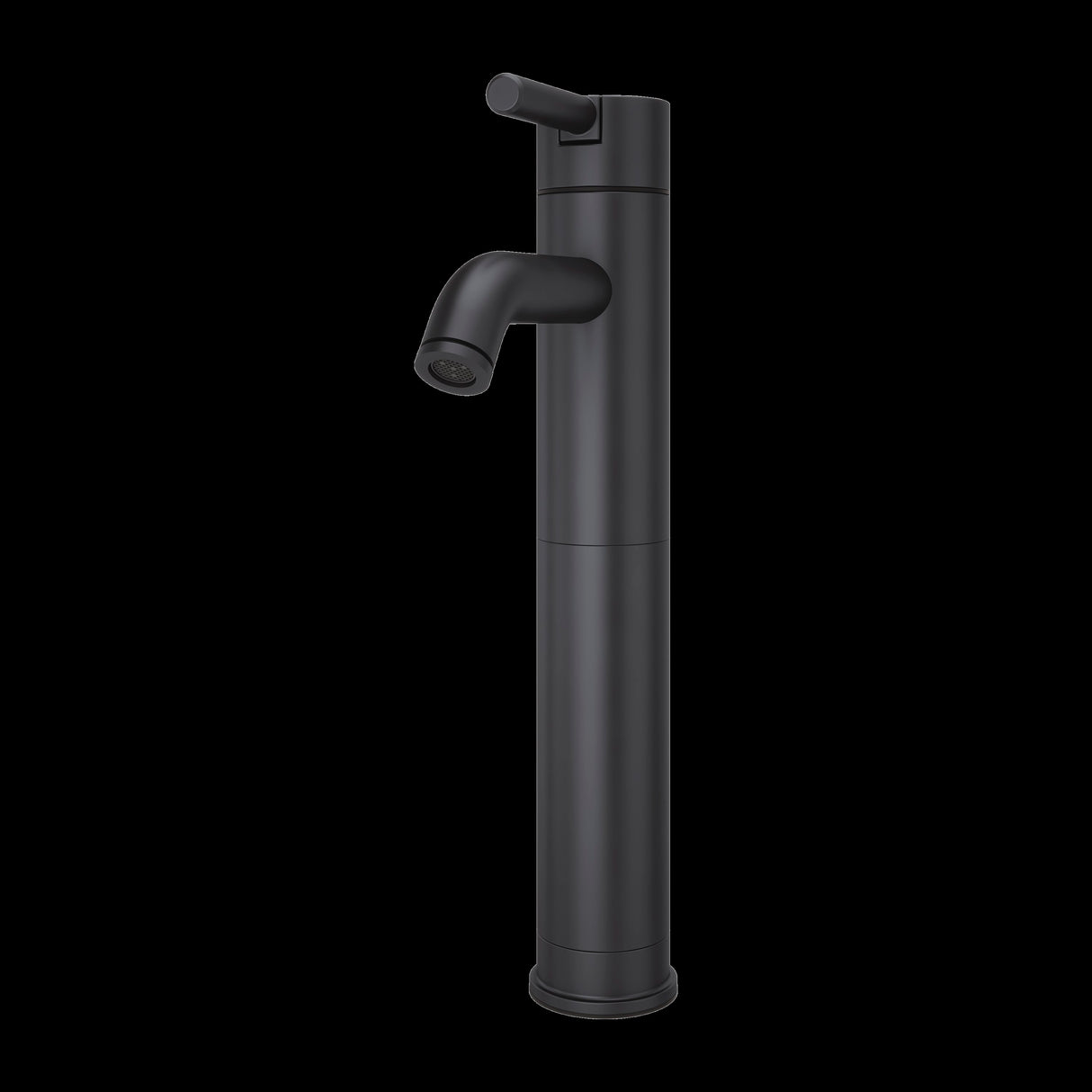 Contempra Single Control Vessel Bathroom Faucet in Matte Black