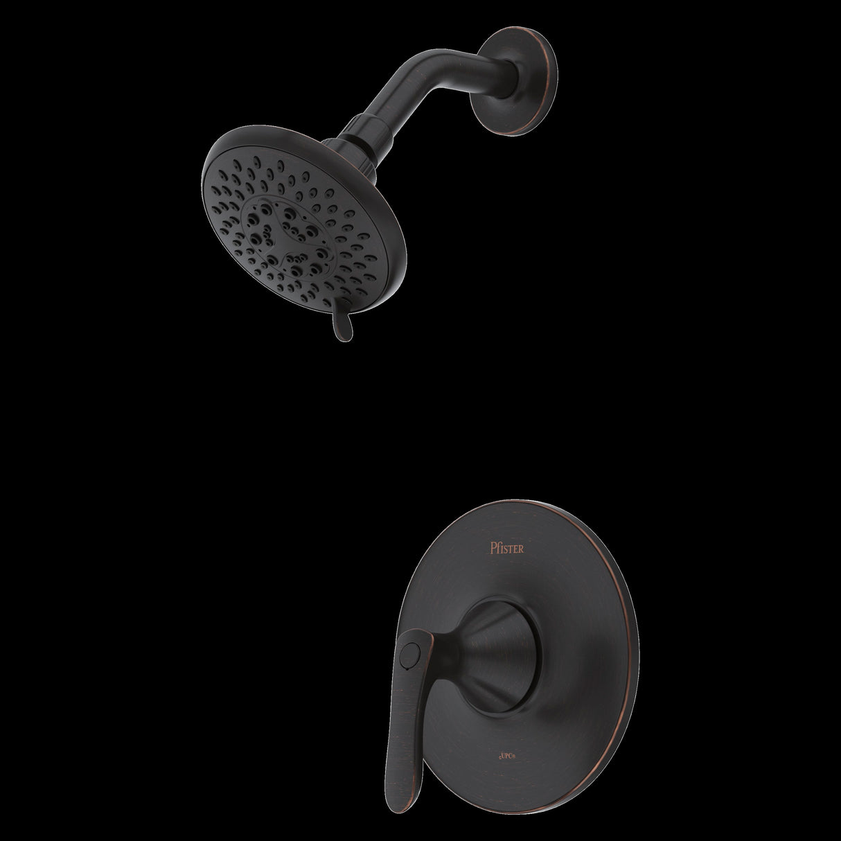 Weller 1-Handle Shower Only Trim Kit in Tuscan Bronze