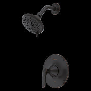 Weller 1-Handle Shower Only Trim Kit in Tuscan Bronze