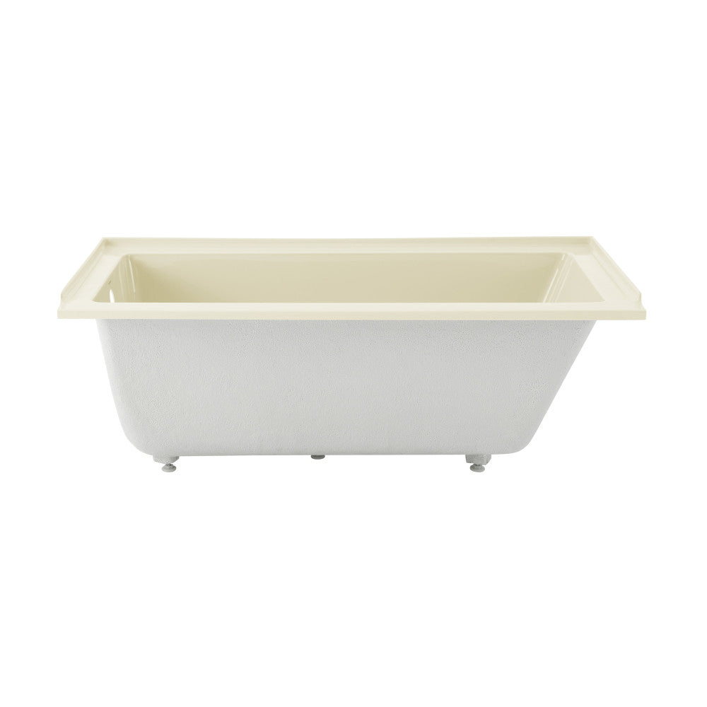 Voltaire 60" X 30" Left-Hand Drain Alcove Bathtub in Bisque