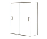 MAAX 136560-900-305-000 Incognito 76 Return Panel for 32 in. Base with Clear glass in Brushed Nickel