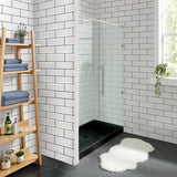 Voltaire 48 x 36 Acrylic Black, Single-Threshold, Center Drain, Shower Base