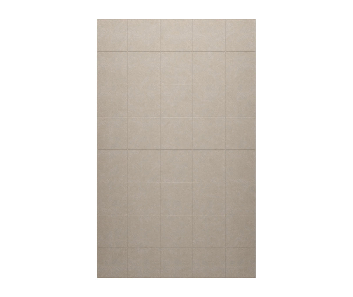 Swanstone SSSQ-3696-1 36 x 96 Swanstone Square Tile Glue up Bath Single Wall Panel in Limestone SSSQ369601.218