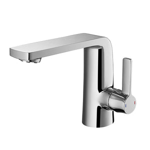 DAX Brass Single Handle Bathroom Faucet Spout, 16", Brushed Nickel DAX-8226-BN